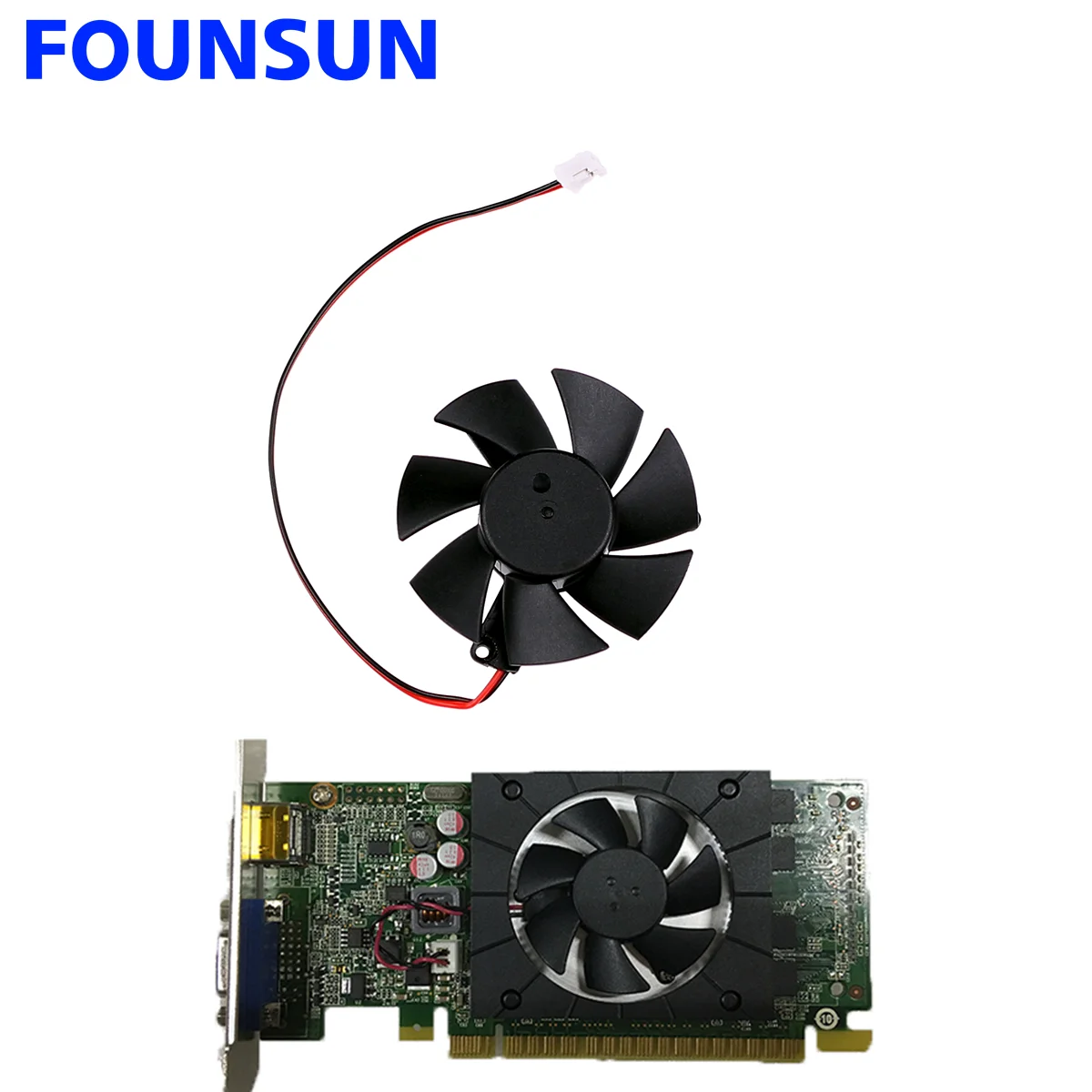 HA5010M12-F 냉각 선풍기, 그래픽 카드 냉각 선풍기 FS1250-S2053A, 레노버 G5005 GT720 GT730 HD7750 HD8570, 47mm, 2 핀, 신제품