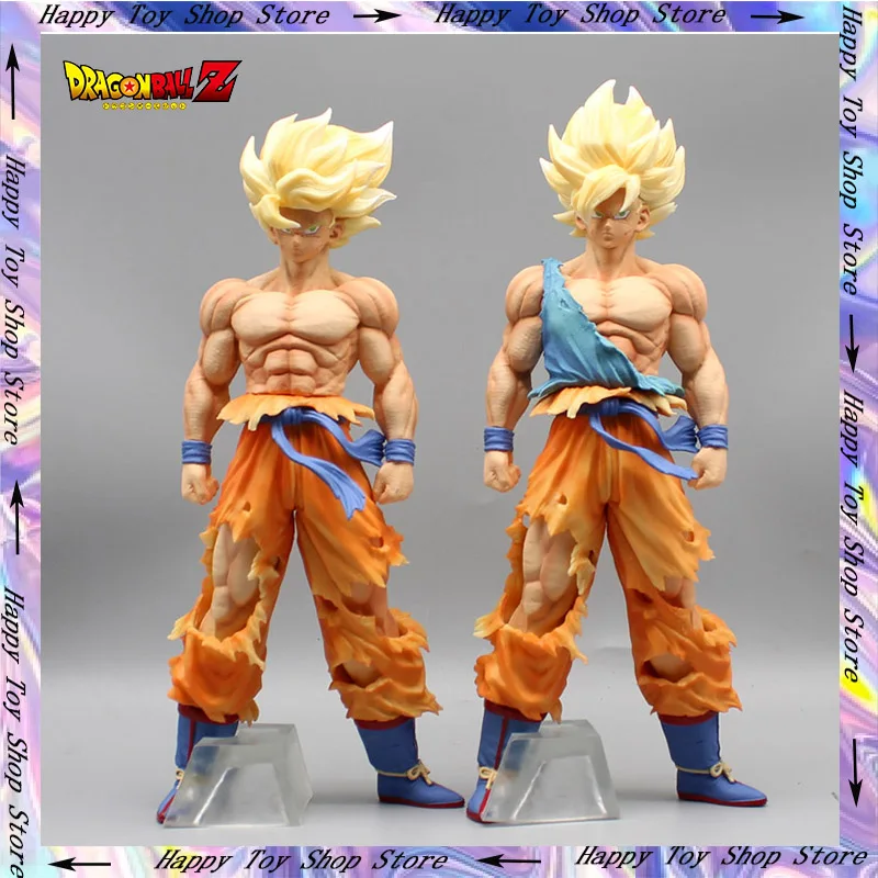 

Dragon Ball Z Son Goku Super Saiyan Dbz Figure Gk Anime Figurine 30cm Pvc Statue Model Doll Decoration Collection Ornaments Toy