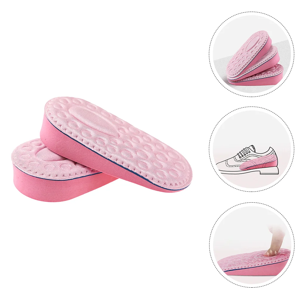 

Invisible Heightening Half Pad Women Shoes Insole Heel Insoles for Foot Canvas Lift Lifts Eva Decorative Girl Miss
