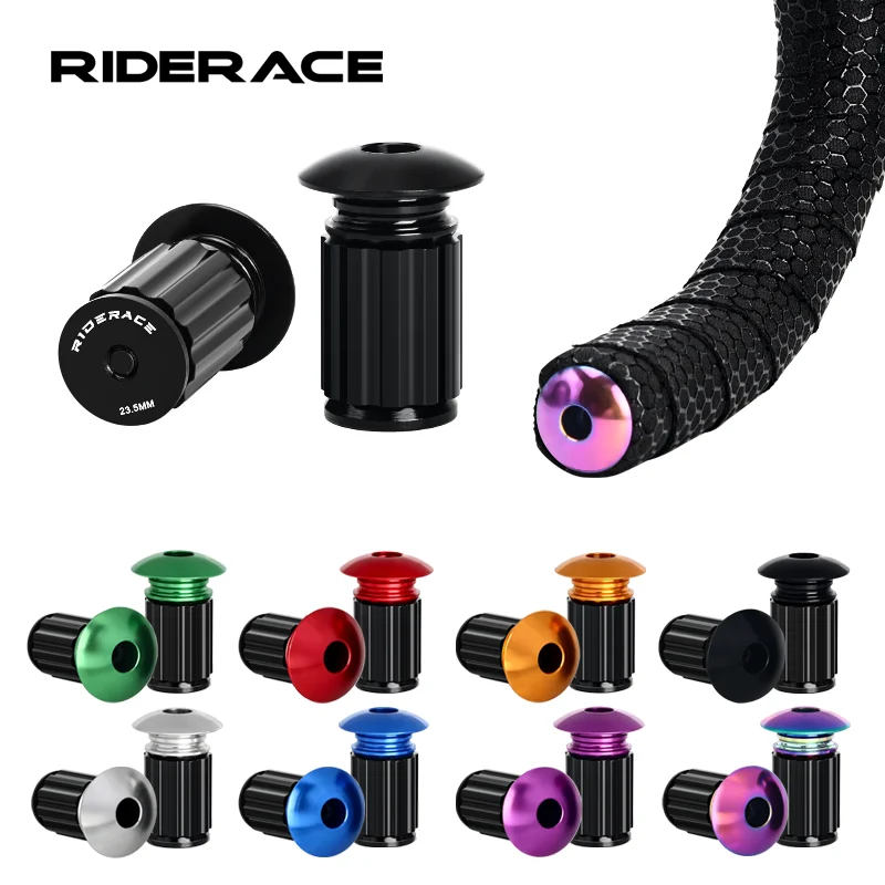 Bouchons De Guidon De Vélo En Aluminium Réglables - Lot De 2, Couleurs Vives, Pour VTT Et Vélo Route