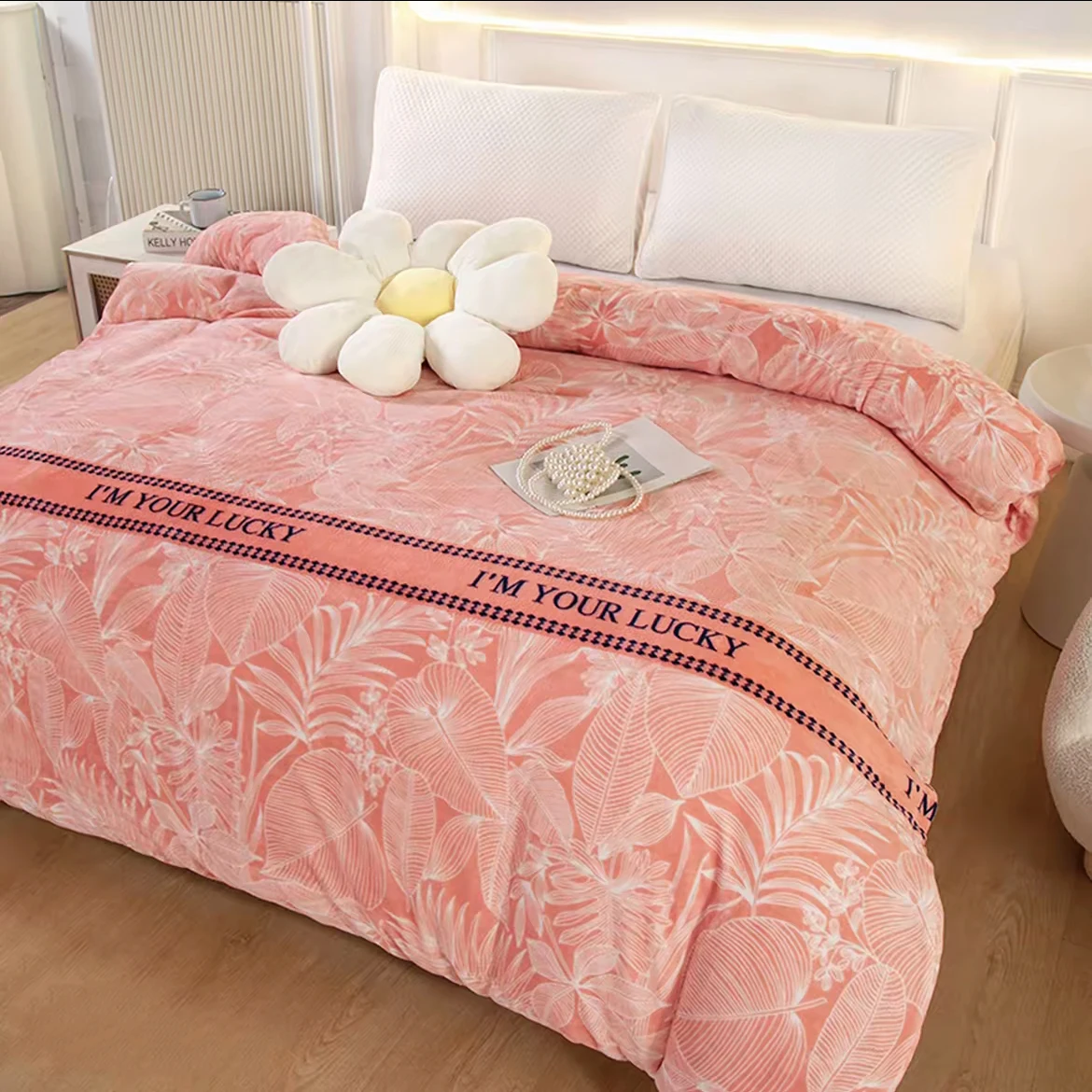 Plush Winter Fleece Duvet Cover - Ultra-Warm Double-Sided Velvet Quilt Cover