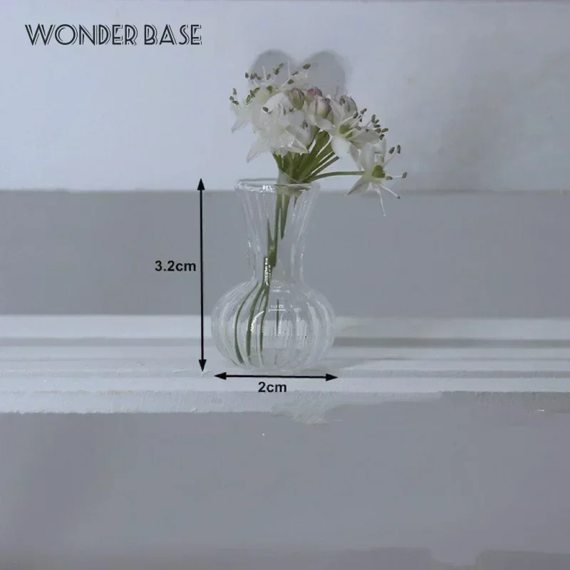 thumbnail image 1 of Creativo y lindo mini florero de vidrio para plantas, terrario hidropónico, arte para plantas, florero de mesa hidropónico, artesanías de vidrio, botella de aromaterapia DIY, 1 of 5