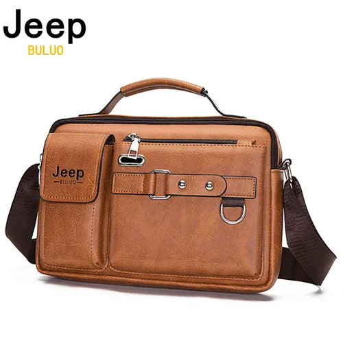 비즈니스와 여행을 위한 완벽한 동반자, JEEP BULUO 브랜드 남성용 메신저 패션 토트백 추천