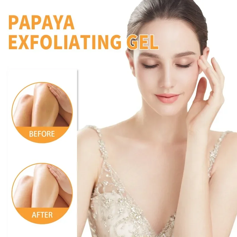 Papaya Peeling Gel Facial skin removal melanin Whitening Repair brighten body care exfoliating Moisturizing Cream