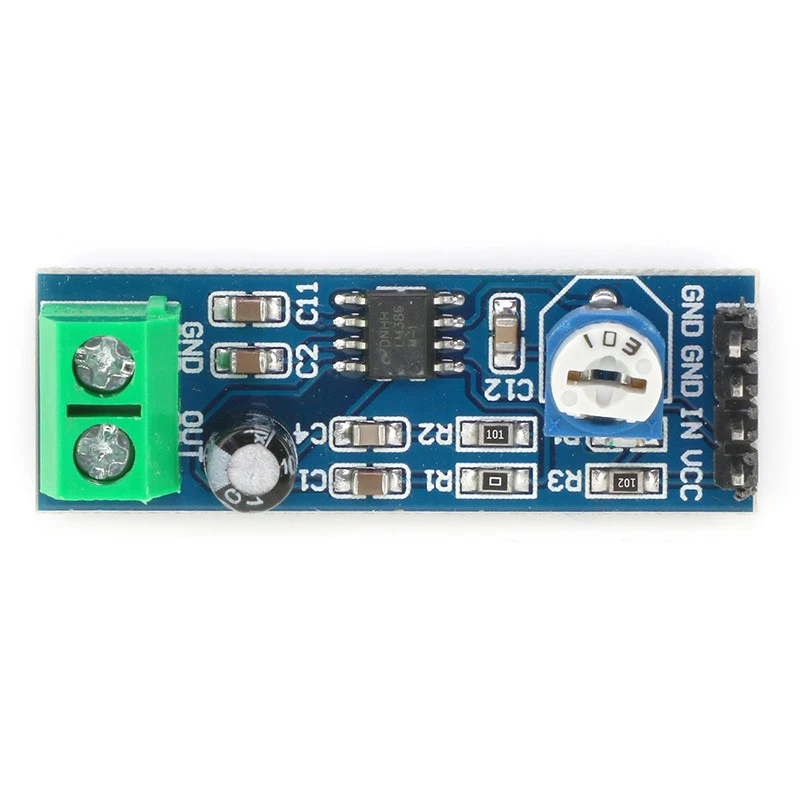 RF Amplifier LM386 Audio Power Amplifier Module 200 Times Gain Amplifier Board mono 5V-12V Input