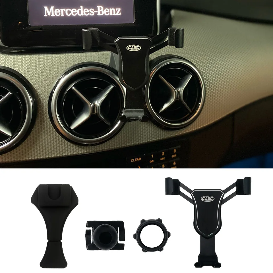 YMYGBH Auto for Mercedes-Benz MB B-Klasse W246 W242 Autotelefonhalter B180  B200 B250 Auto Luftauslass Clip einstellen Handy GPS-Halter-Standplatz  powerbank (Color : Blue) : : Elektronik & Foto