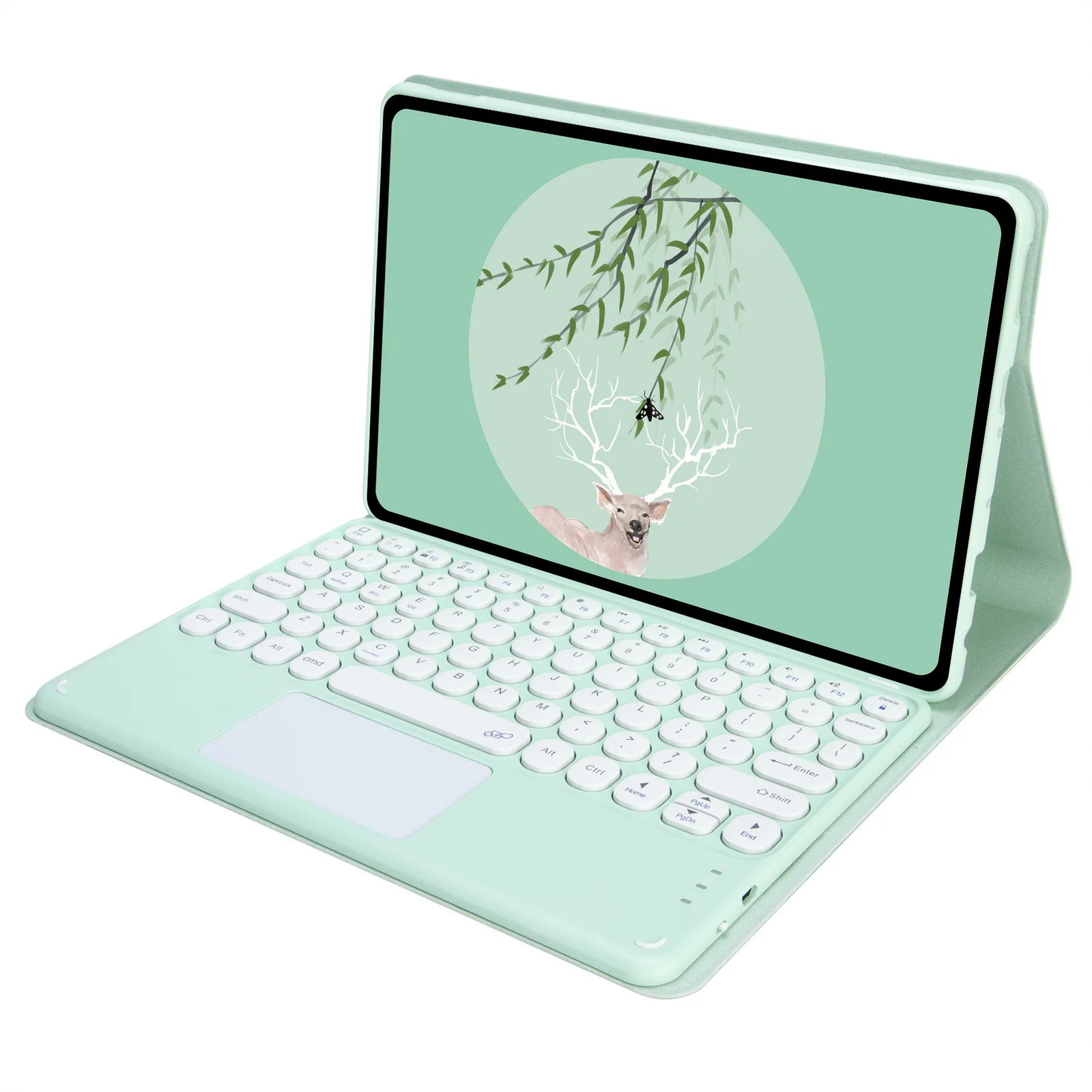 Magnético sem Fio Teclado para Xiaomi Mipad 2023 Russo Espanhol Coreano para mi Pad Pro 11 Polegadas Inteligente Capa Funda Case - Imagem 5