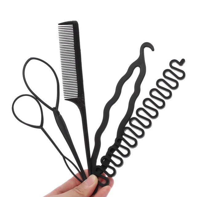 Hairstyle Braiding Tools Pull-Through Hair Needle Hair Disk Hair Comb Hair  Styling Tools Braid Hair Accessories - AliExpress