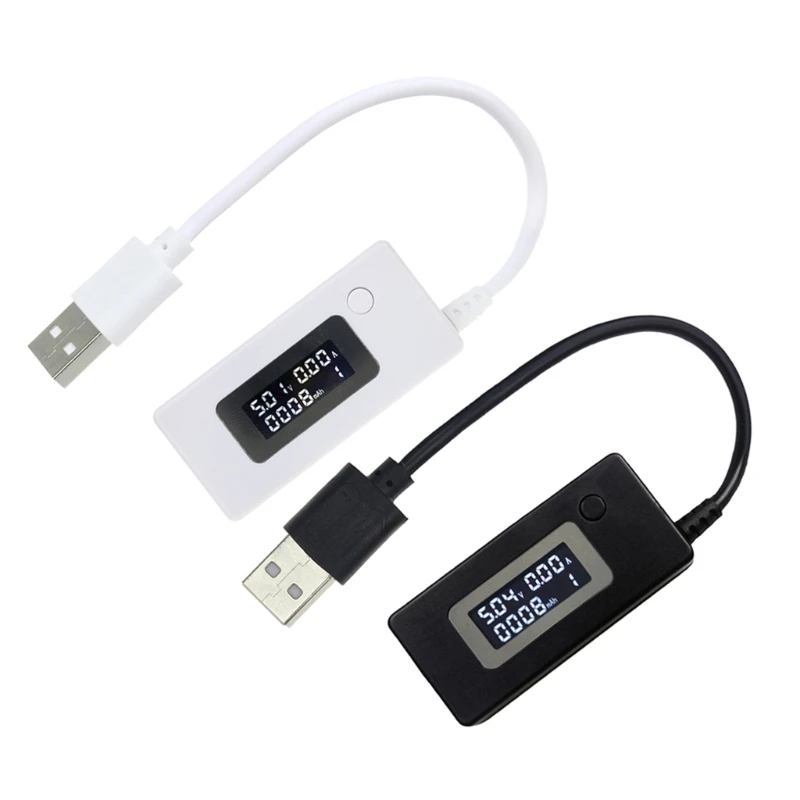 

USB Volatage/Amps Power Meter Detector LCD Multimeter Battery Voltmeter Ammeter