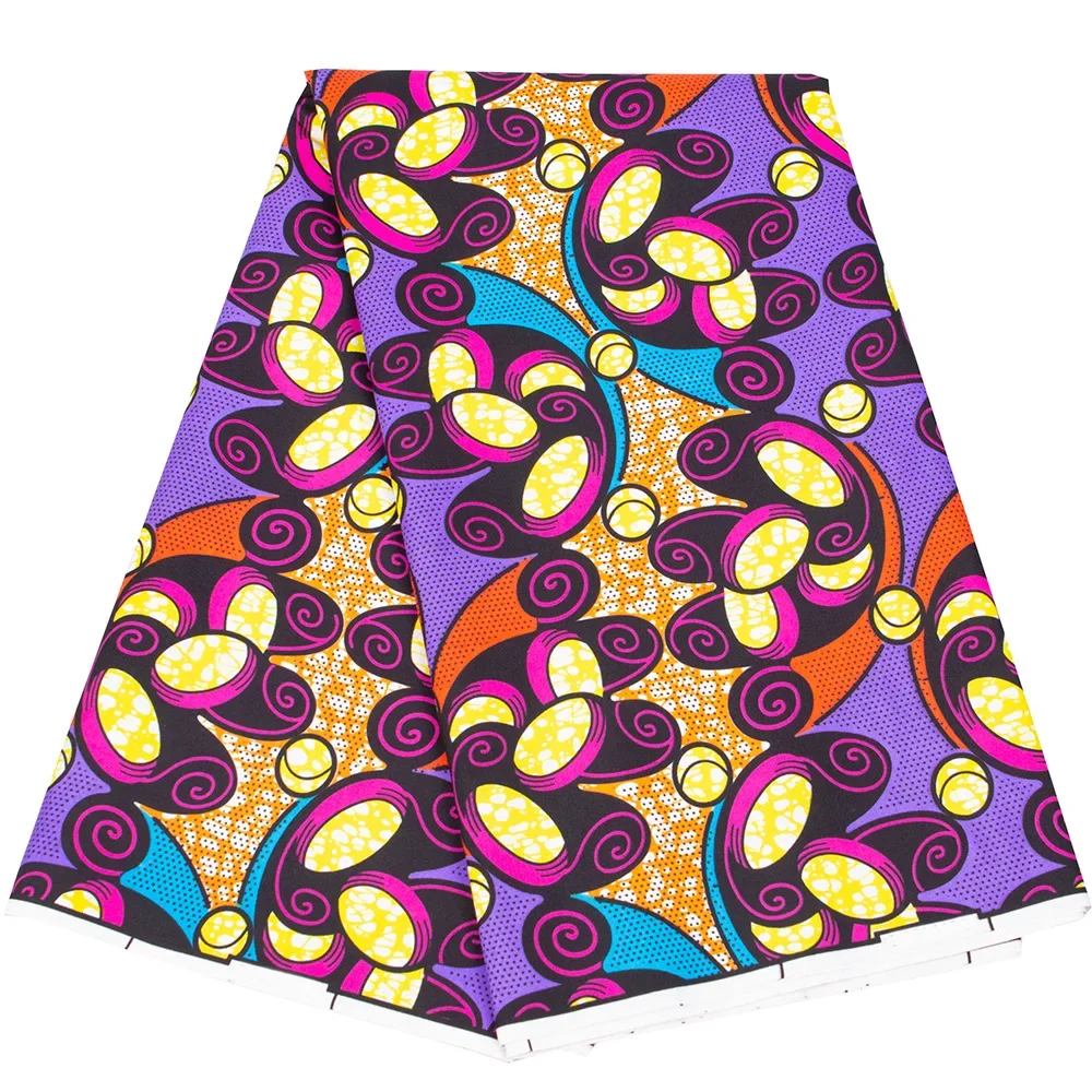 Double-Sided Printed African Ethnic Wax Dyed Fabric for Traditional Clothing Accessories And Children's Fashion Wear