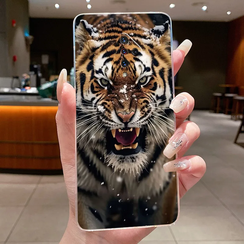 Luxury Cute Dragon Transparent Soft TPU Back Cover Phone Case
