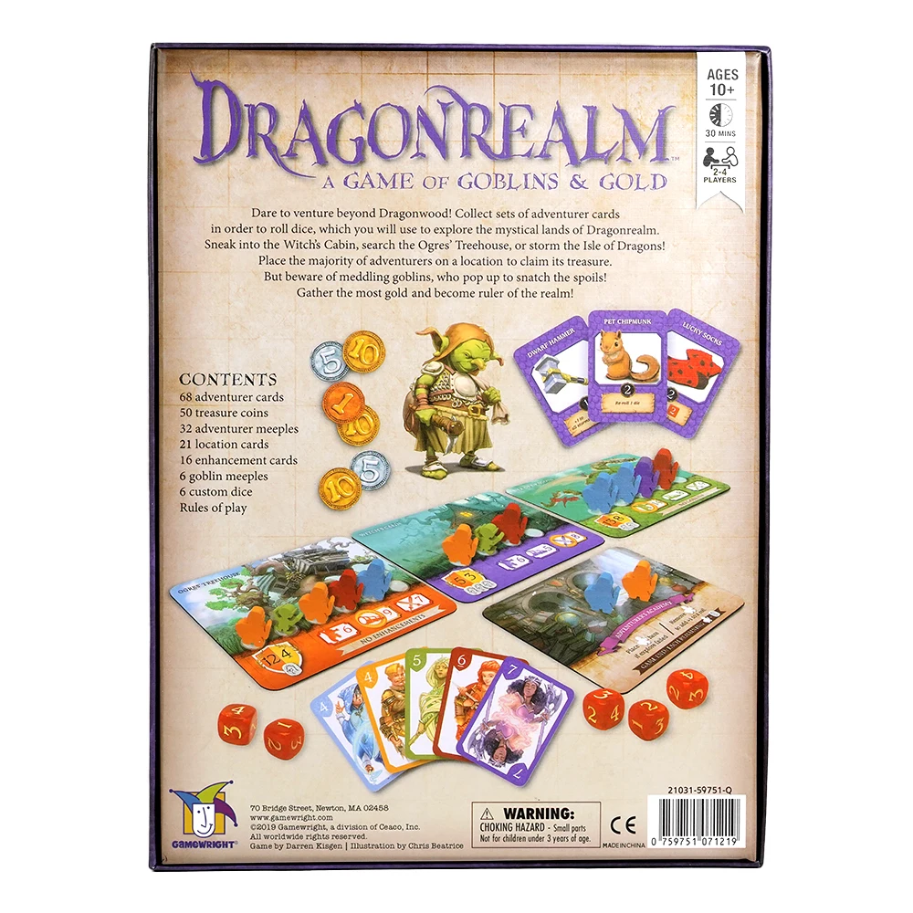 Dragonrealm: Goblins & Gold - A Strategy Card and Dice Adventure