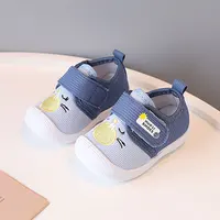 0-3 Years Old Baby Shoes First Walkers Spring Autumn Sneakers Boy Girls Anti Kicking Non-slip Soft Sole Squeaky Casual Shoes 2