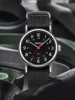 Foreign trade watch men's large dial quartz waterproof sports circular nylon strap simple casual gift exquisite watch box 1