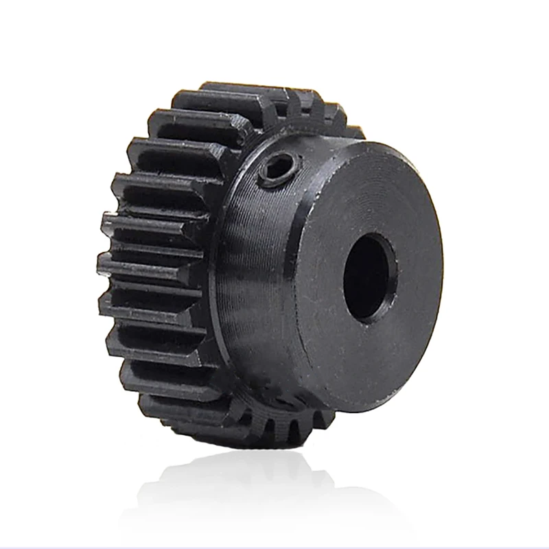 1pcs 1 Die Step Gear 15-35 Teeth Bore 4/5/6/6.35/7/8/10/12/12.7/14/15mm 1M 45# Steel Metal Motor Cam Gear Spur motor gear transmission gear electric bike gear cassette deck tape gear electric chain saw gear