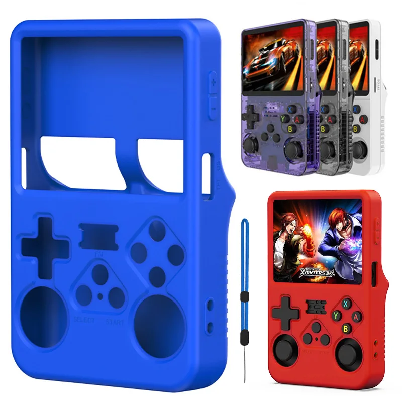 Protective case For R36S Silicone Case Soft 360&deg; drop protection Case For R36s Handheld Game Console Accessories