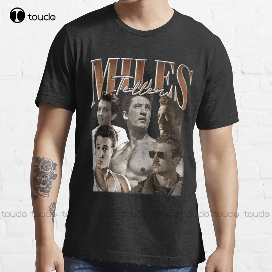 

Miles Teller Trending T-Shirt Mens Workout Shirts Fashion Design Casual Tee Shirts Tops Hipster Clothes Make Your Design Xs-5Xl