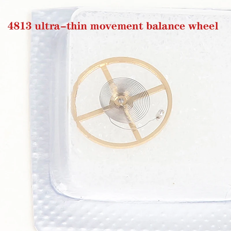

Watch movement accessories are suitable for 4813 Pearl ultra-thin movement balance wheel with hairspring full swing