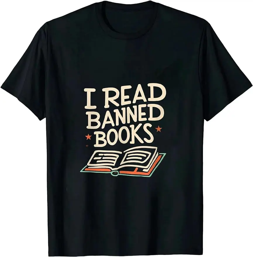 

Vintage Retro Typewriter I Read Banned Books T-Shirt