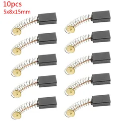 10pcs Motor Carbon Brushes Kit Carbon Metal Brushes For Bosch Electric Motor Power Drill 5*8*15mm Power Tools Accessories