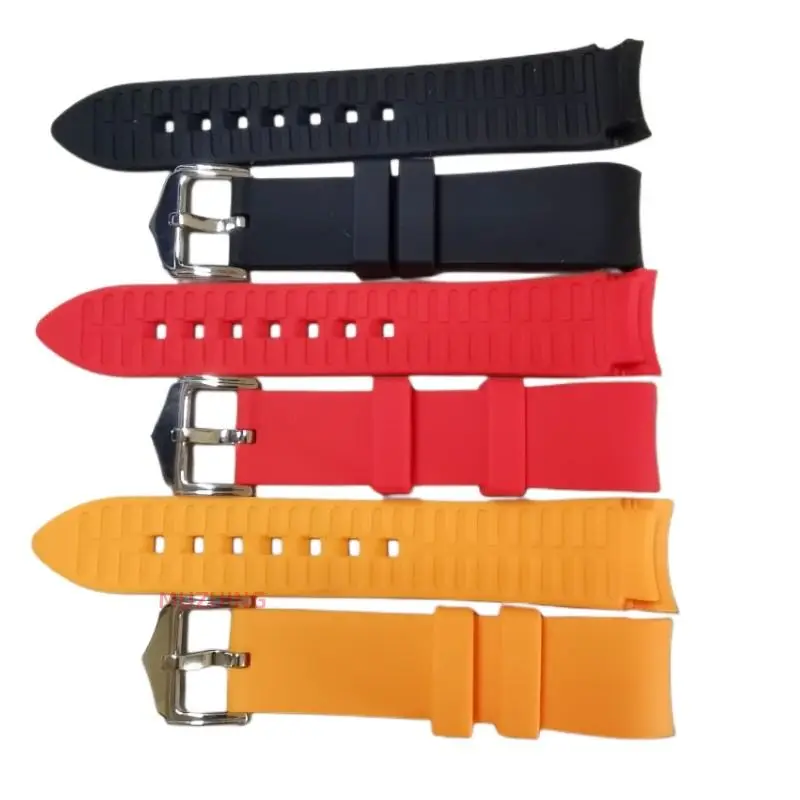 Cinturino Per Cinturino In Silicone Con Estremità Curva In Gomma Impermeabile Universale Da 20Mm Adatto Per Rolex Sub Gmt 16700 16708 16710 16713 1671