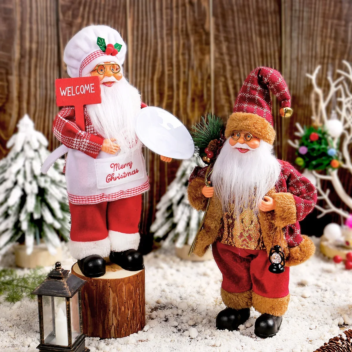 4PCS 2025 Christmas Decoration 4
