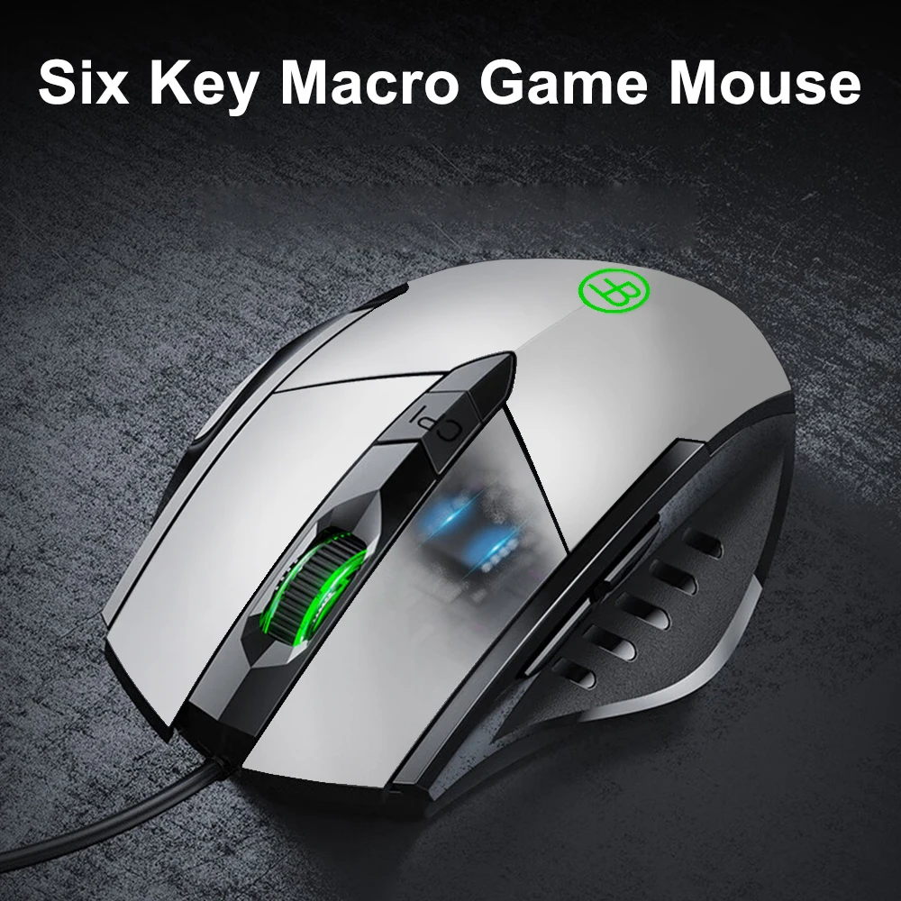 Wired Gaming Mouse 7200DPI Corded Computer Mouse with 6-Button Ergonomic Mice Office and game for Laptop PC Desktop gaming mouse,ergonomic mouse,wired mouse