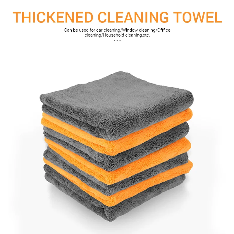 Microfiber Cleaning Towel 1/3/6/9pcs Micro Fiber Wash Towels Extra Soft for Car Home Cleaning Drying Cloth Car Wash Rags 40x40CM BEST SELLERS
