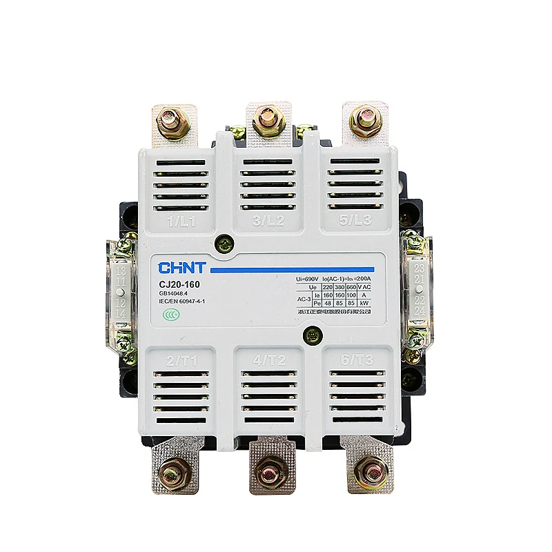 CHINT CJ20160 220V 380V Electric 3 Phase Ac Contactor 160A