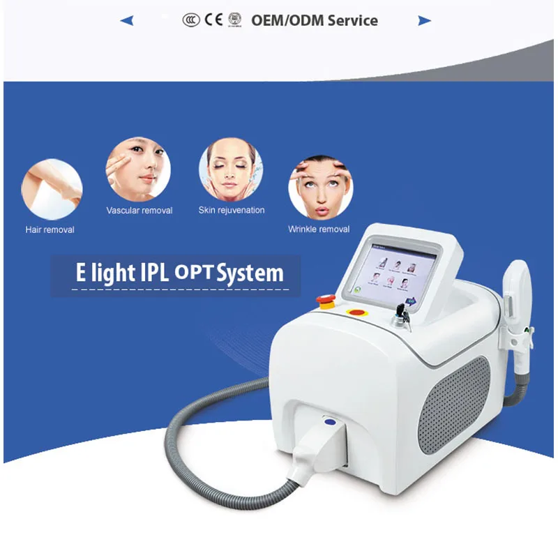 Fast 500000 Flashes IPL Opt E light Hair Removal Laser Machine Painless Treatment Effect