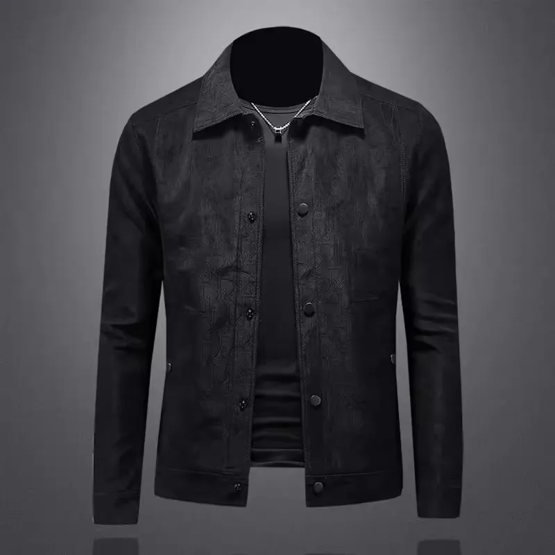 Nouvelle veste en daim pour homme