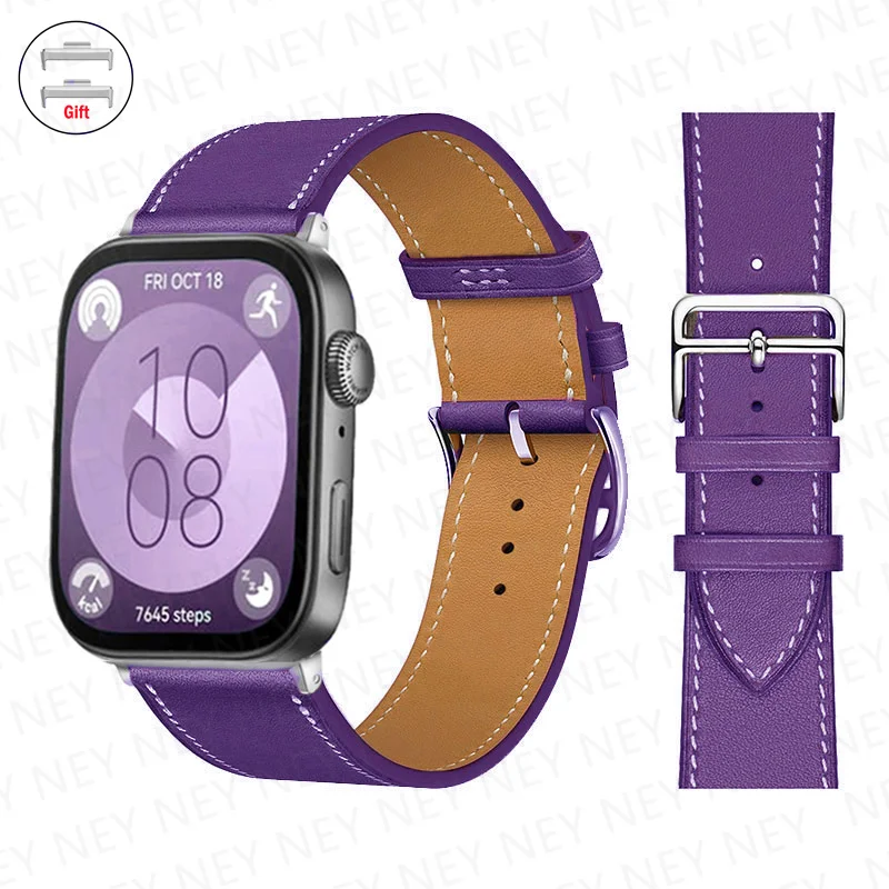 Premium Leather Watch Band - Elegant Retro Bracelet Replacement Strap