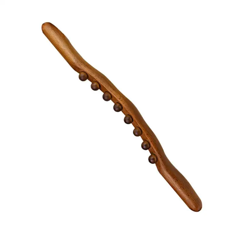 

Massager for Body Natural Carbonized Wood Scraping Massage Stick Back Massager SPA Therapy Tool Point Guasha Relax