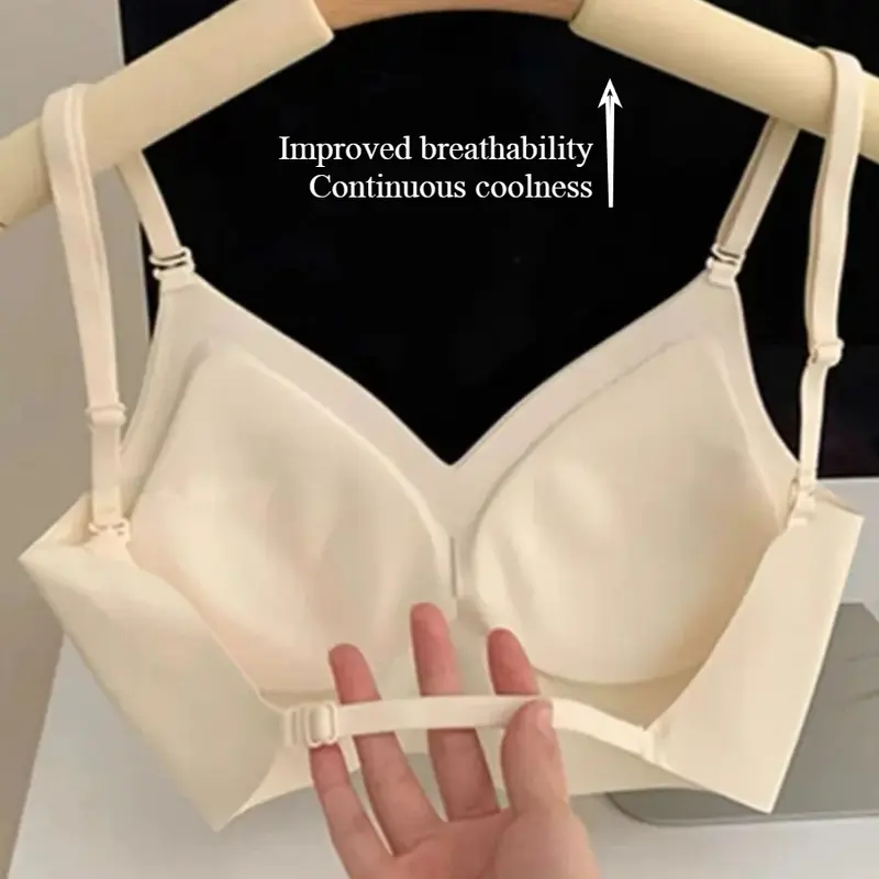 Women Invisible Bra Deep U Plunge Bras Backless Top for Dresses Sexy Lingerie with Transparent Strap Push Up Strapless Underwear - Image 4