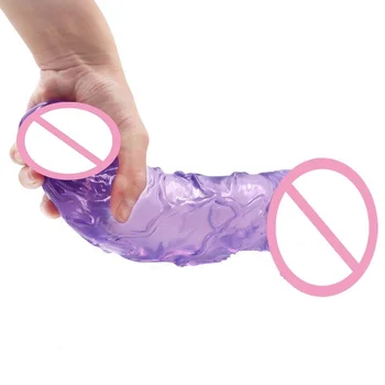 Soft Super Big Huge Realistic Dildo Vagina Stimulator Oversized Dildo Suction Cup Lesbian Sex Toys for Women 9.8inch 4