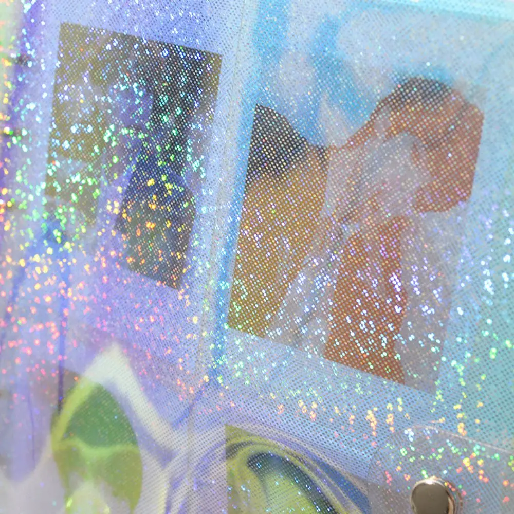 PVC 카드홀더 수집 책 그림 케이스, 젤리 컬러 앨범, 사진 카드홀더 사진 앨범, 투명 스타 앨범 바인더 앨범