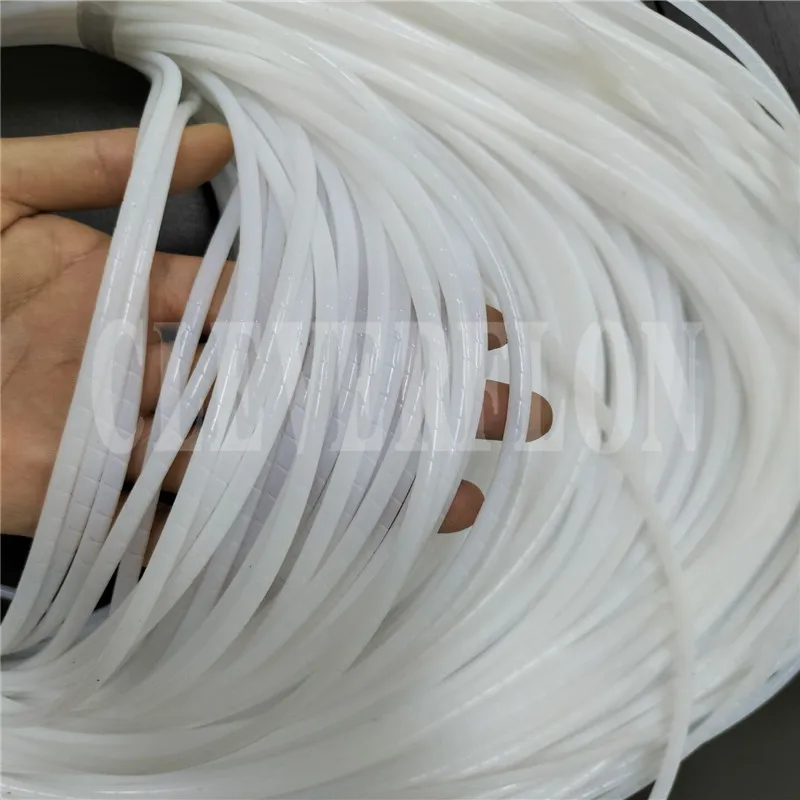 white high temperature 260C resistant plastic PTFE F4 winding pipe tube for electric instrument packing,