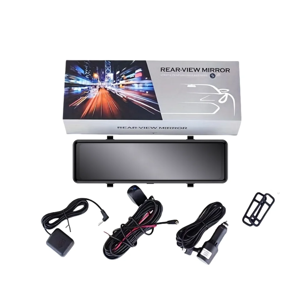 차량용 DVR 비디오 녹음기 주차 모니터 대시 캠, 와이파이 GPS, IMX415 백미러, 11 인치, 3840x2160P, 4K, 1080P