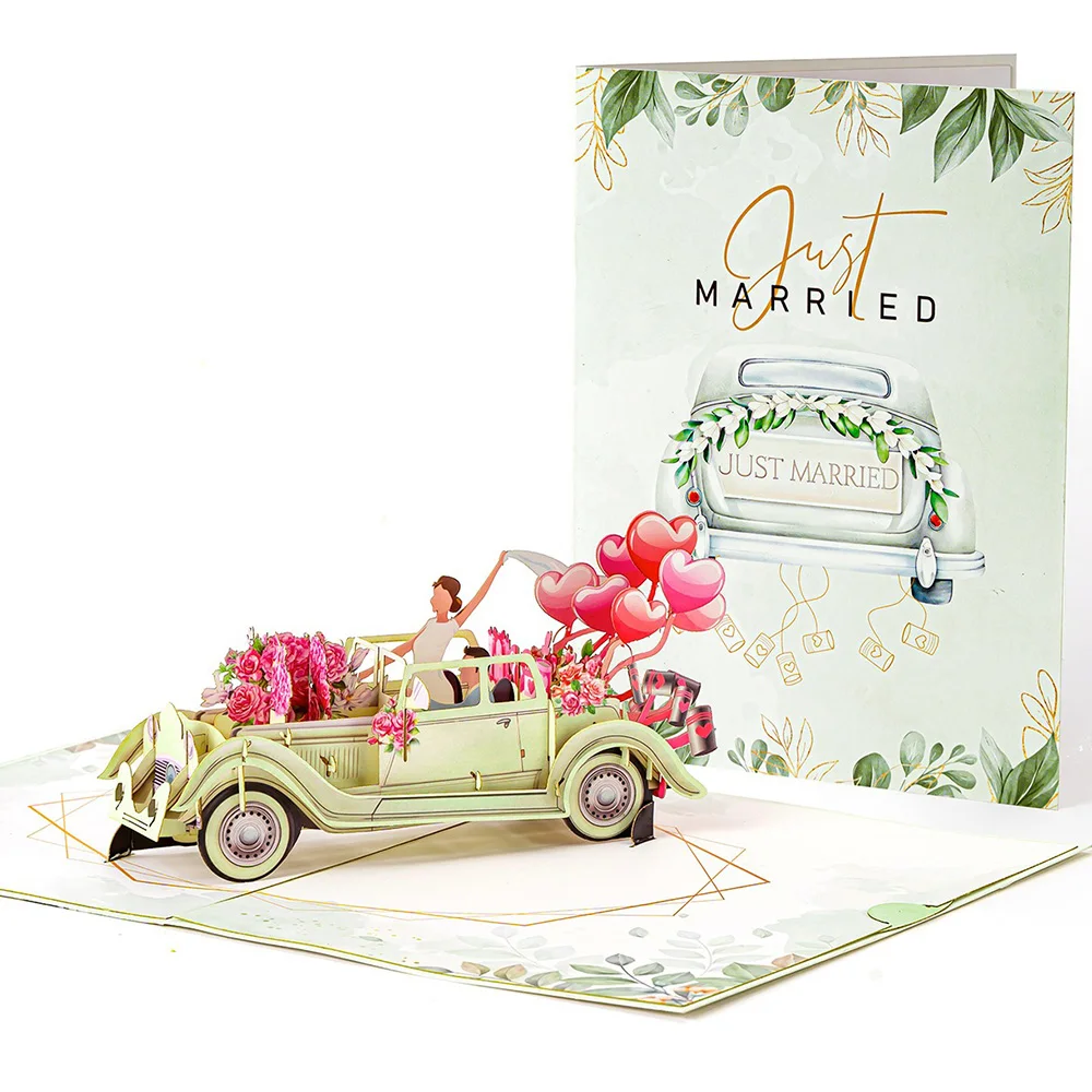 Romantic 3D Pop-Up Bouquet Card with Butterflies – Handmade Surprise