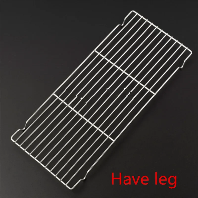 Non-stick Barbecue Grill Wire Mesh Stainless Steel Barbecue Net Square BBQ Rack Grate Grid For Camping Picnic Accessories smoker accessories grill replacement parts