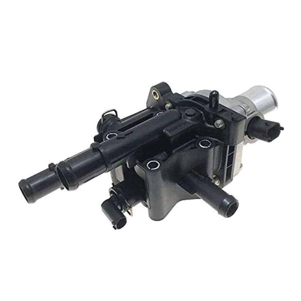 Engine Coolant Thermostat Housing with Sensor Gasket for 2011-Chevrolet Cruze 2012-Chevrolet Sonic 2013-25192228