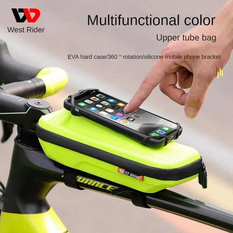 

Mobile Phone Front Bag, EVA Hard Shell Racing Bag, Front Beam, Outdoor Upper Tube Bag, Cycling Bag, Road Bike Equipment