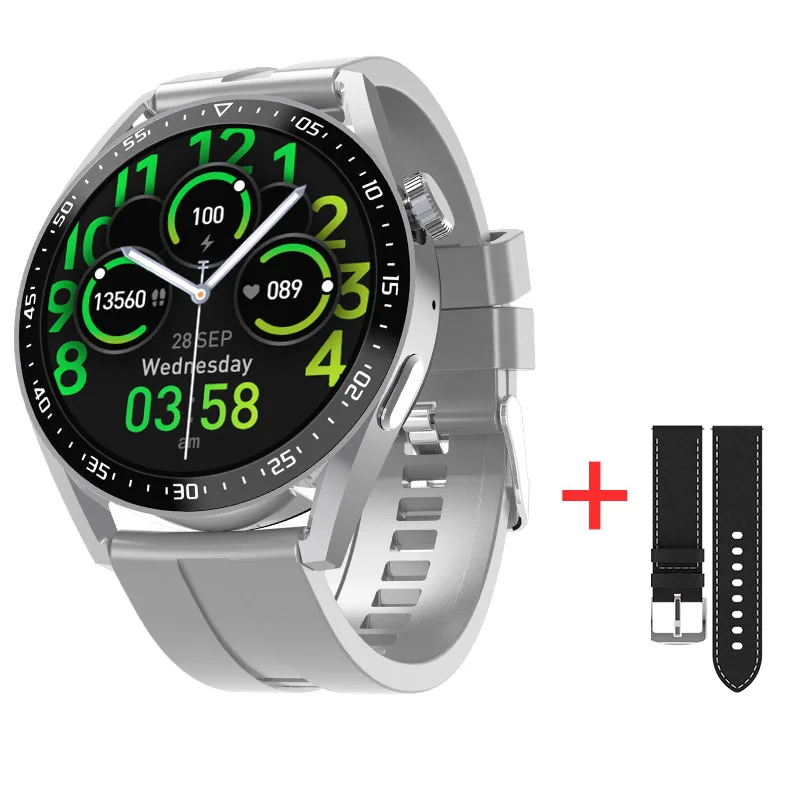 Abmtr HW28 SmartWatch 2022 Men NFC 1.39 Inch Voice Assistant Bluetooth Call Calories Sport Women smartwatch pk Huawei GTR 3 GTS2 