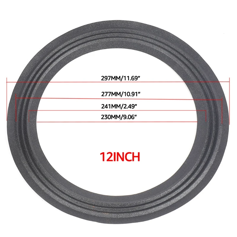 Kit di Riparazione Altoparlante Schiuma Surround Bordo Anelli 2 Confezioni - immagine 5