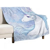 The Last Unicorn Throw Blanket Summer Blanket throw blanket for sofa 1