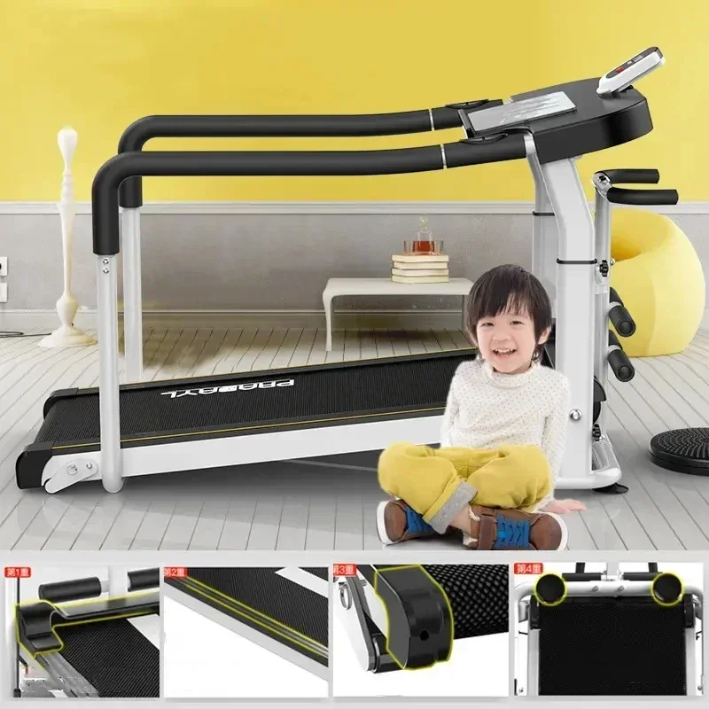 Foldable Treadmill Indoor Use Running Machine Mechanical Cheap Treadmill Walking Machine Running Fitness Equipment
