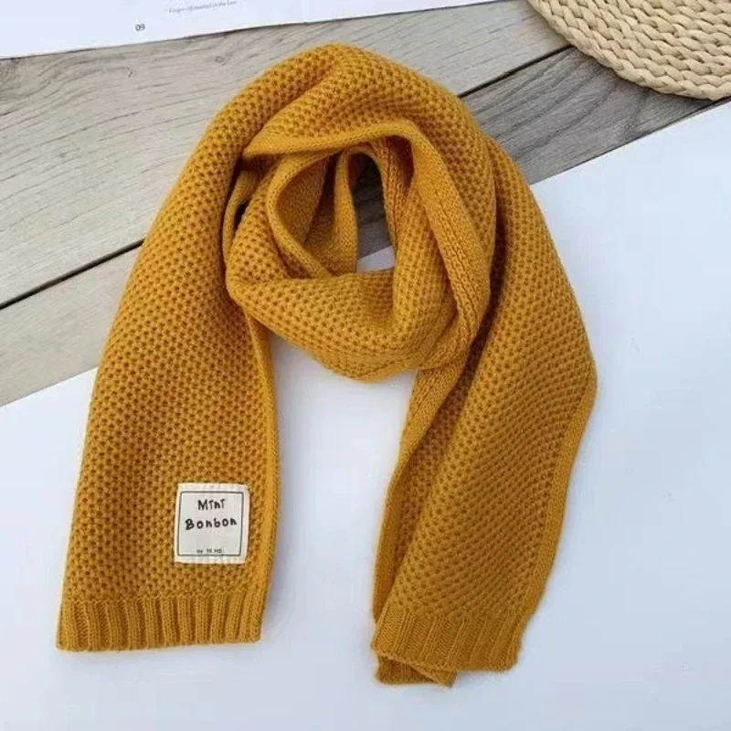 1Pc Simple and Multifunctional Winter Solid Color Adult Scarf, Winter Warm and Fashionable Scarf, Versatile and Thick