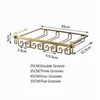 Kitchen Function Wine Glass Holder Stainless Steel Cup Holder Cabinet Stemware Organizer Wine Holder Storage Rack Accessories 6