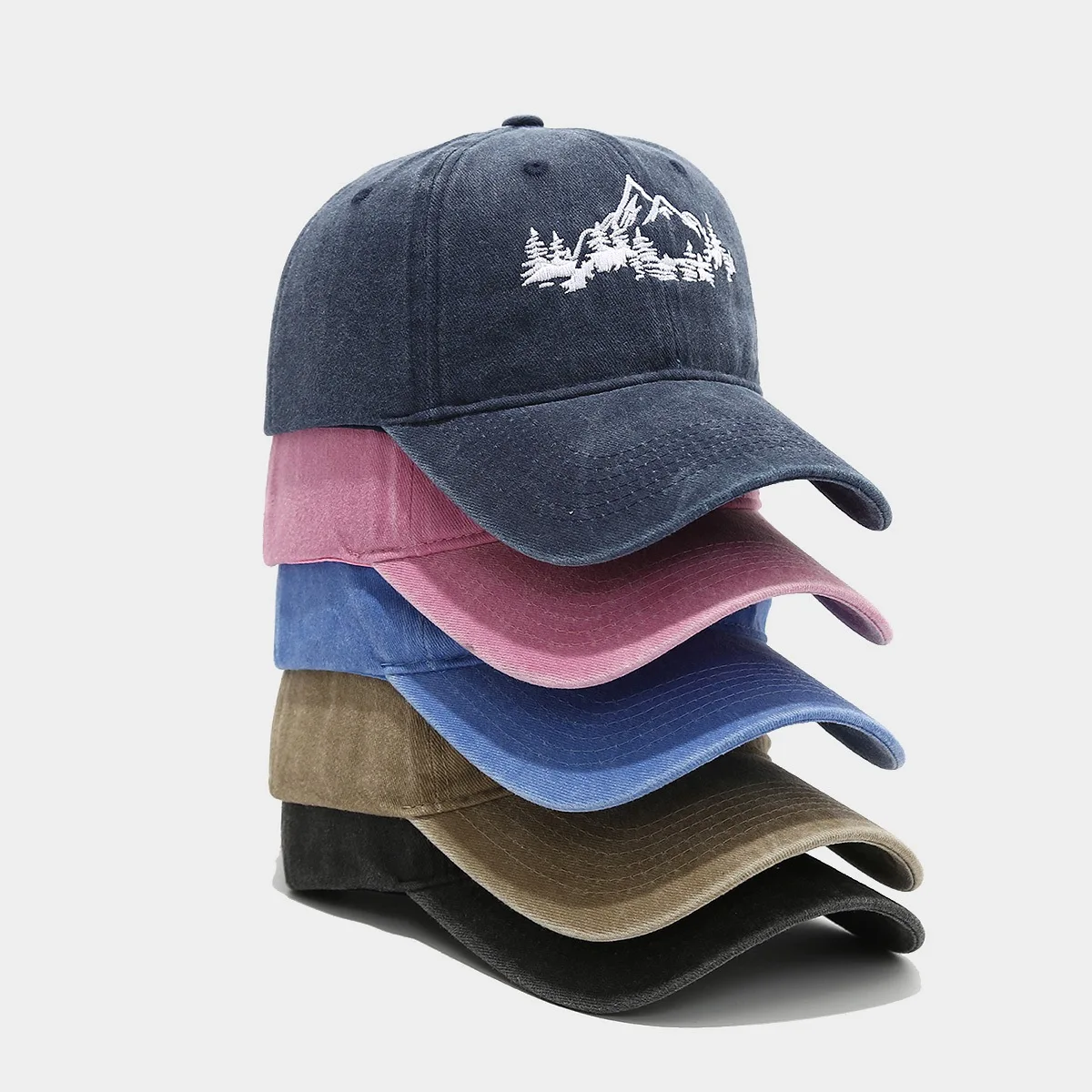 Cotton Dome Embroidered Baseball Cap Washed Worn Both Men Women Outdoor Sports Jungle Climbing Hat Gorras Deportivas Mz031 2
