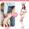 2 Pairs/4PCS  Maternity Compression Socks 20-30 mmHg Pregnancy Compression Socks Knitted Compression Socks for Women 5